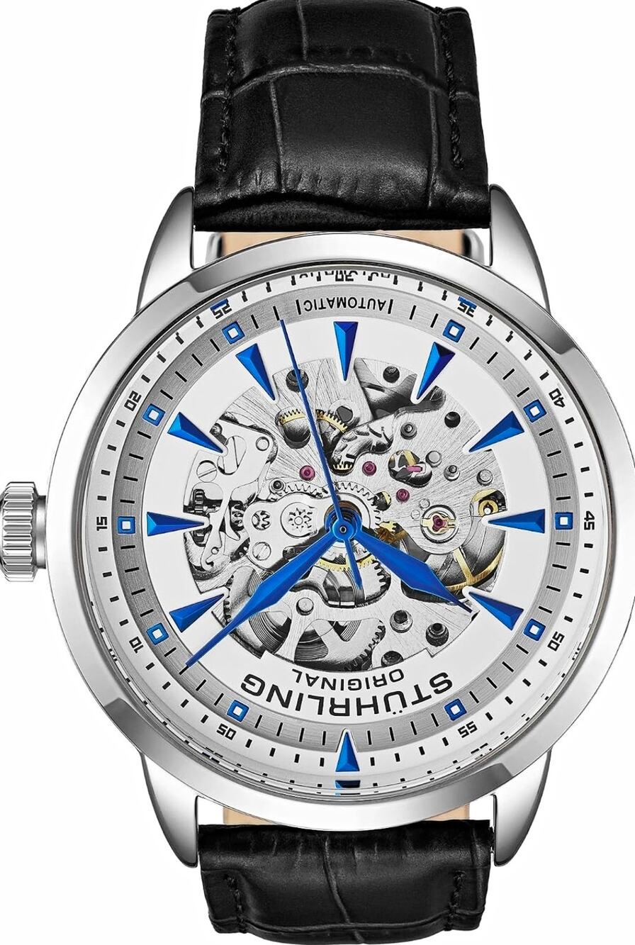 Stührling Original Men's Automatic Skeleton Dial